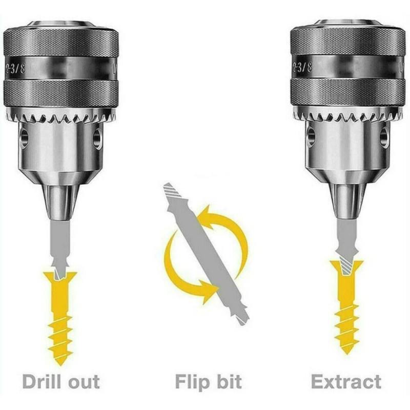 Miniduino Damaged Screw Extractor Get It Out Drill Bits 4