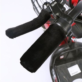 Motorcycle Accessories, Fur Motorcycle Handles, Black Fur Handle, Winter Motorcycle Handle Cover / 오토바이액세서리 오토바이핸들털 오토바이 커버블랙 털 핸들 겨울용 오토바이핸들커버