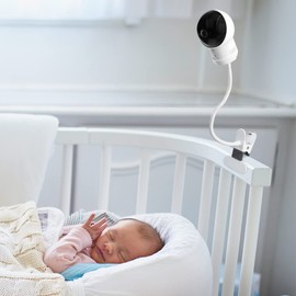 HOLACA Baby Monitor with Camera Holder for eufy Security SpaceView Baby Monitor with 5 Inch LCD Display, Spaceview Pro and Spaceview S Baby Monitor, Clip Crib Holder