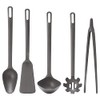 AB CUSTOMS FULLANDAD 5-Piece Kitchen Utensil Set, Grey