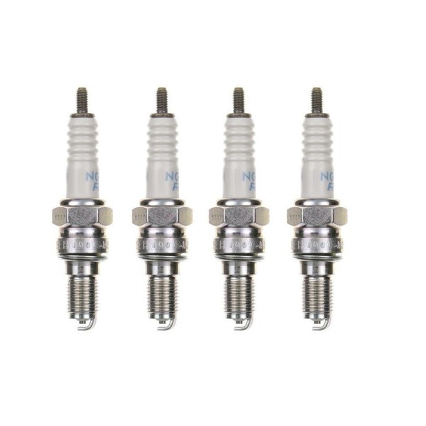 4 x Spark Plug CR9EH-9 Spark Plugs Set of 4 for Motorcycle/Scooter/Scooter Compatible with UHR08CC RGU92C IUH27 U27FER-9 U27FER9