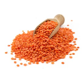 Sussex Wholefoods: Organic Red Split Lentils 500g - Protein-Packed, Quick-Cooking