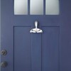 Humpback Whale Tail Door Knocker - Nickel (Premium Size)