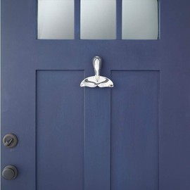 Humpback Whale Tail Door Knocker - Nickel (Premium Size)
