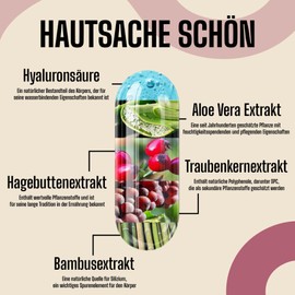 Gitta Saxx Miami Secrets Radiant Skin - Haut Komplex für Frauen - 60 Kapseln