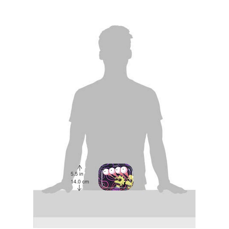 Smoke Arsenal Rolling Tray Small (Barted) Bart and Lisa 18cmx14cm