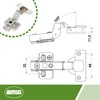 Amig - Hinge 5200 | Angled Steel Hinge | 110°
