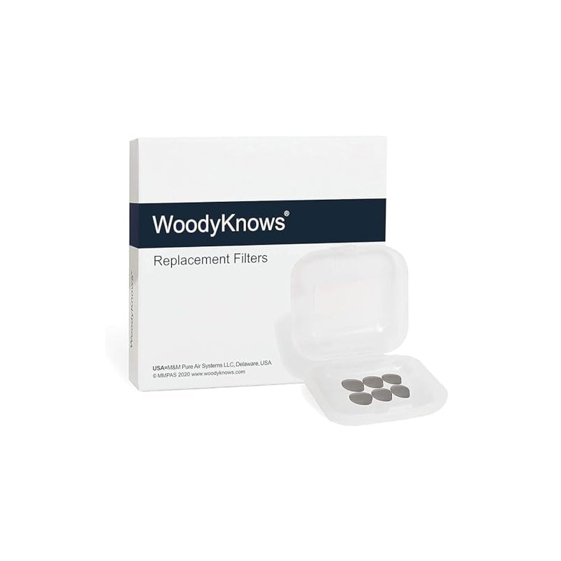 WoodyKnows Allerscreen Replacement Nose Filters (Replacement Filters 24 Pairs, S)