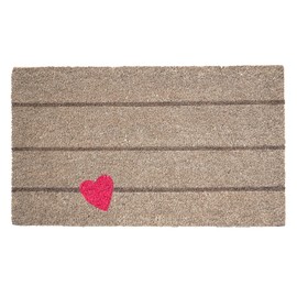 Calloway Mills AZ105071729 Heart be Mine Doormat, 17" x 29", Multicolor