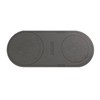Gray Non-slip Indoor Noise-reducing Jump Rope Mat Light Exercise