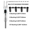 KEAUP 6/12 Pack G Lighted Nocks for Arrows with .165