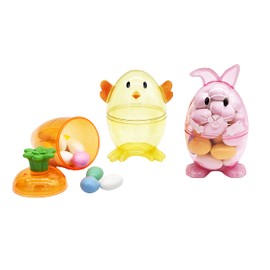 The Dreidel Company Fillable Easter Carrots, Bunny, and Chick Containers, Perfect for Easter Hunt, Surprise Carrot (12)