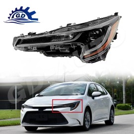 GD-AUTO For 2020 2021 2022 Toyota Corolla L LE Headlight LED Headlamp Assembly Left Side