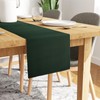 Encasa Table Runner for 6 Seat Dining Rooms, Solid Red,