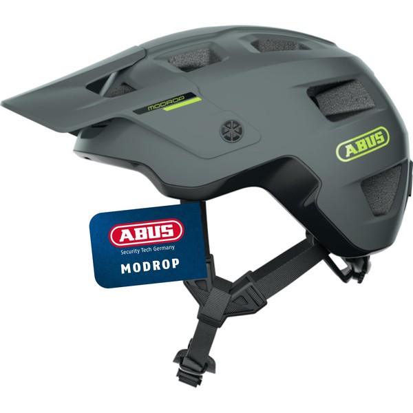ABUS MoDrop MTB Helmet, Robust Bicycle Helmet with Good Ventilation