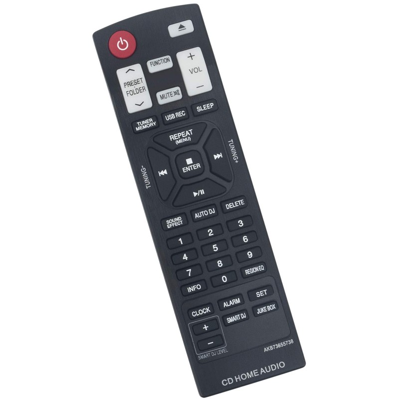 AKB73655738 Replacement Remote Control fit for LG Mini Hi-fi System