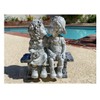 Lily’s Home First Kiss Resin Garden Statue, Little Girl and