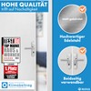 lockzz Door Handle Set Nuremberg, Stainless Steel, Door Fitting for