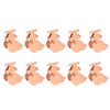 10pcs Metal Binder Clips Innovative Cartoon Cute Shape Electroplated Rustproof