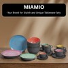 MIAMIO – Set of 6, Dinner Plates, Ceramic Plates, Kitchen