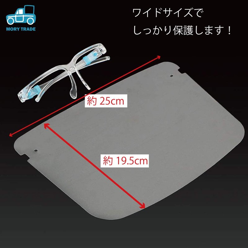 morytrade Face Guard Face Shield Cover Cushion Clear Shield (10
