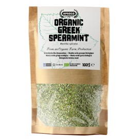 Apsogo Spearmint - Dried Organic Spearmint from Greece - Premium Quality & Refreshing Aroma, Perfect as a Spice or Herbal Tea (100g)