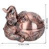 Zinc Alloy Windproof Ashtray Innovative Elephant Styling Embossed Ornaments for