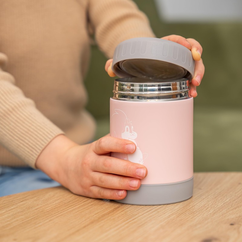 ColourDesign Edelstahl-Warmhaltebox, 300 ml, Thermobox, Wärmebehälter / Thermodose für Kinder,