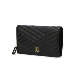 Daks (신세계강남점)DCWA5E270BK 블랙 칼라일 엠보 소가죽 골드 DD 중지갑 (Shinsegae Gangnam) DCWA5E270BK Black Calile Embossed Cowhide Gold DD Medium Wallet
