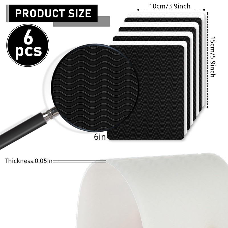 8 Pack Shoe Sole Protector - Self-Adhesive Anti-Slip Grips for