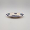 Sahel Blue Flat Plate - Diameter 24 cm