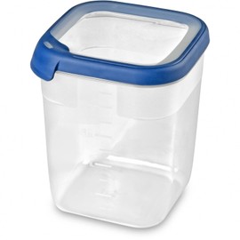 Curver KETER Reinforced Container, Dark Blue, Eco Line, Square, Large (6.2 L), Food Container