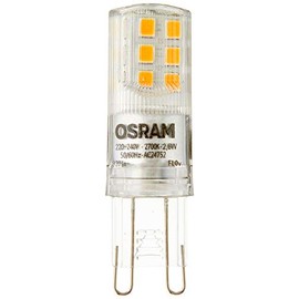OSRAM BASE LED PIN Bulb with G9 Socket, 2.60 W, Replacement for 30 W Incandescent Bulb, Warm White (2700 K), Pack of 10