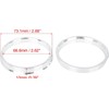 MACHSWON 4pcs 73.1 to 66.6 mm Aluminium Alloy Car Hub