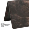 4pcs Vaccination Certificate Holder Marbling Waterproof PU Leather Vaccine Card