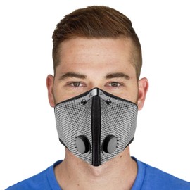 RZ Mask M2 Economy Pack - Reusable Dust Mask for Woodworking, Home Improvement, DIY, Landscaping, Pollution - Large - Titanium