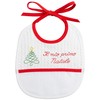 Filet - Christmas Bib for Babies with Embroidery "il mio