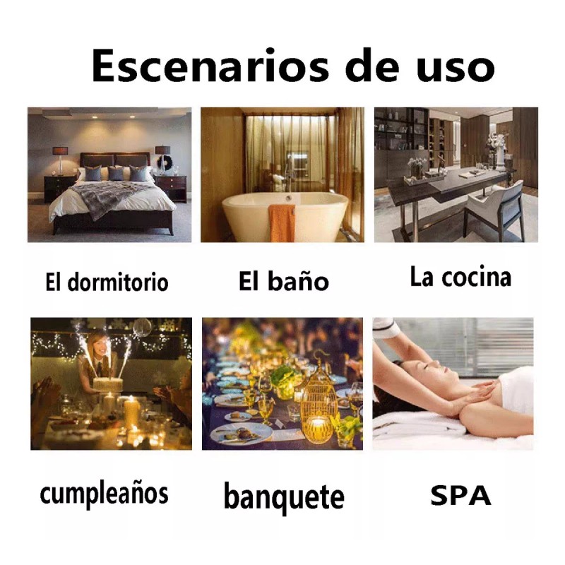 4 Piezas Velas Aromáticas De Cera De Soja Para Aromaterapia