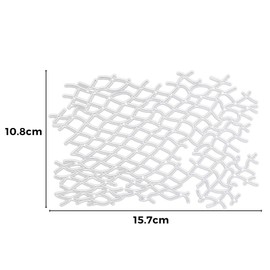 Stanzenshop Punching Stencil: Fishing Net - Your Key to Creative Crafts, Perfect for Unique DIY Projects, Unleash Your Creativity Today!