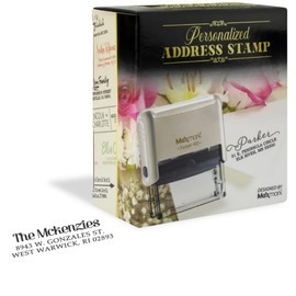 Return Address Stamp - Self Inking Rubber Address Stamp - Customize Online - Style RA229 - Choose from 15 Ink Colors