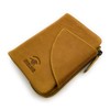 Lemasi Genuine Leather Wallet with RFID Protection, Outer Latch, Worry