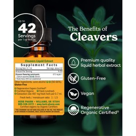 Herb Pharm Cleavers Liquid Extract - 1 Oz (DCLEAV01)