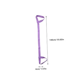 KICHOUSE Portable Yoga Strap Carrier for Yoga Mat Multi Use Elastic Resistance Sling for Stretching Durable and Safe for Fitness for Activating Muscles and Carrying Gear