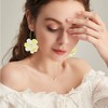 KaFu Flower Earrings for Women Acrylic Long Tiered Large Flower
