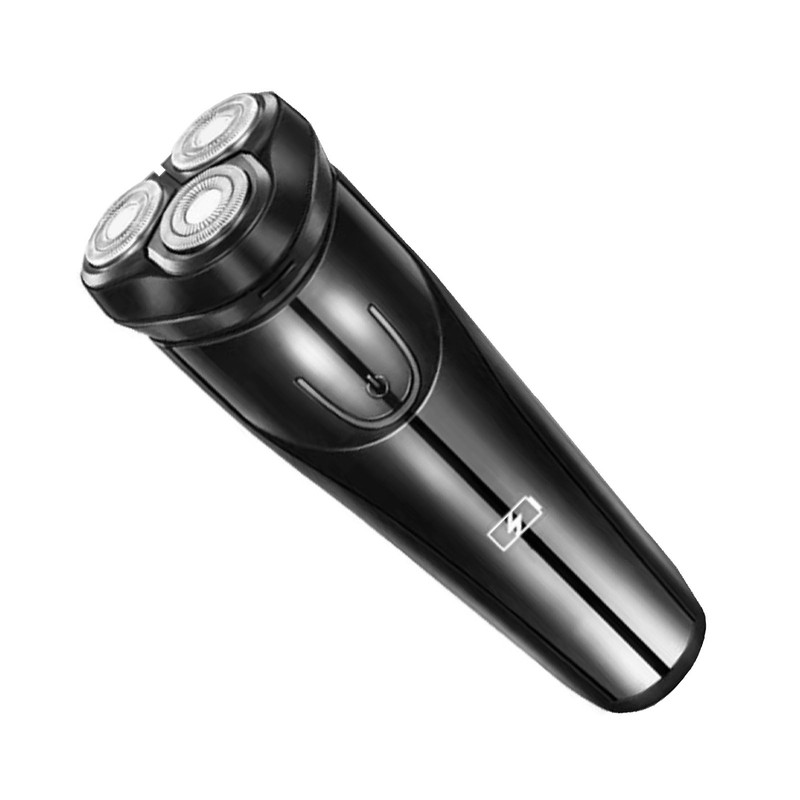 Electric Beard Trimmer 3 Heads Waterproof Powerful Low Noise Portable