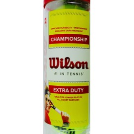 Wilson Championship Tennis Balls Extra Duty, 20 Pack (60 Balls)