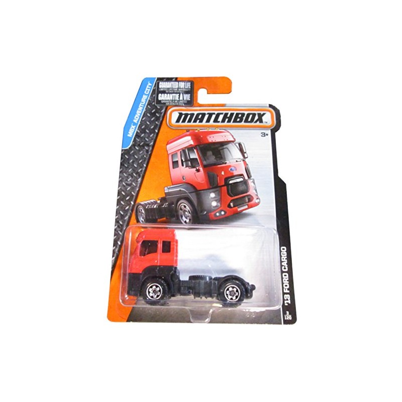 Matchbox 2015 MBX Adventure City '13 Ford Cargo 3/120, Red