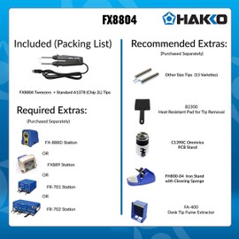 Hakko FX8804-02 Hot Tweezers , Black