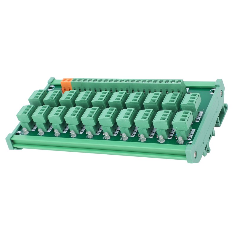 Terminal Block 3Wire 20Channel Capture Card DIN Rail Switch Control