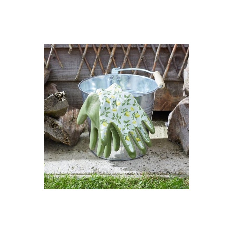 Briers Water Resistant Sicilian Lemon Sd/Wd Med Gardening Glove